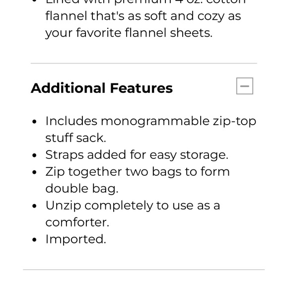 LL Bean Flannel Lined Youth Sleeping Bag 40 degrees EUC - Picture 4 of 14